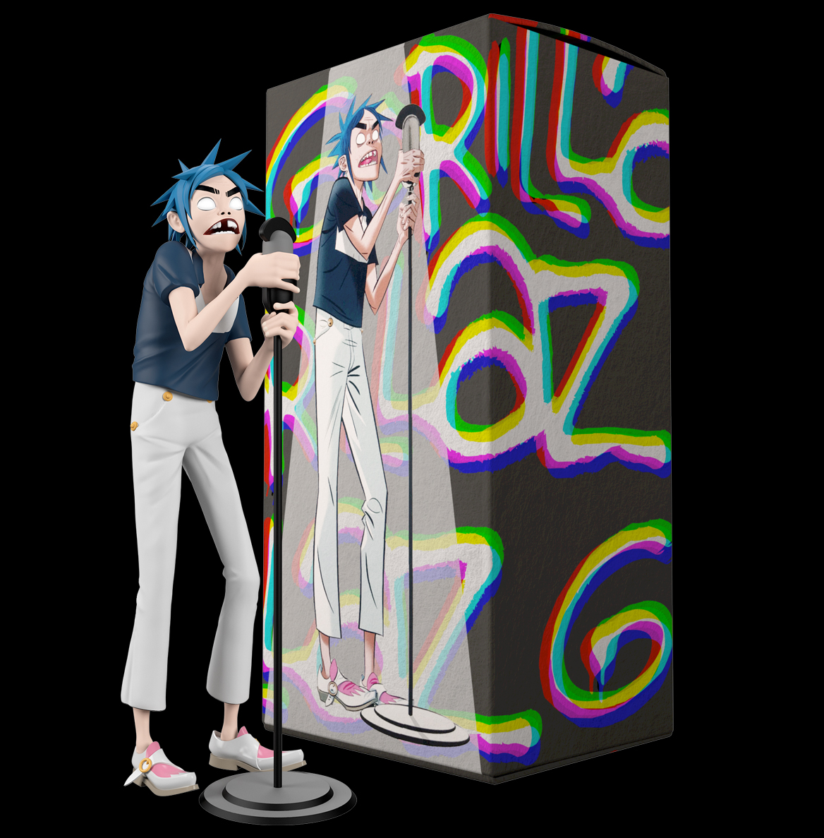 Jamie Hewlett – Superplastic x Gorillaz 2D Limited Edition Vinyl Art Figure